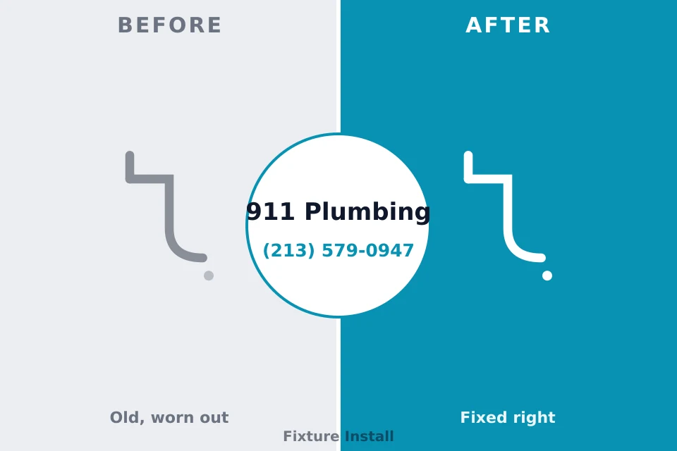 Before and after: plumbing company Springville, AL